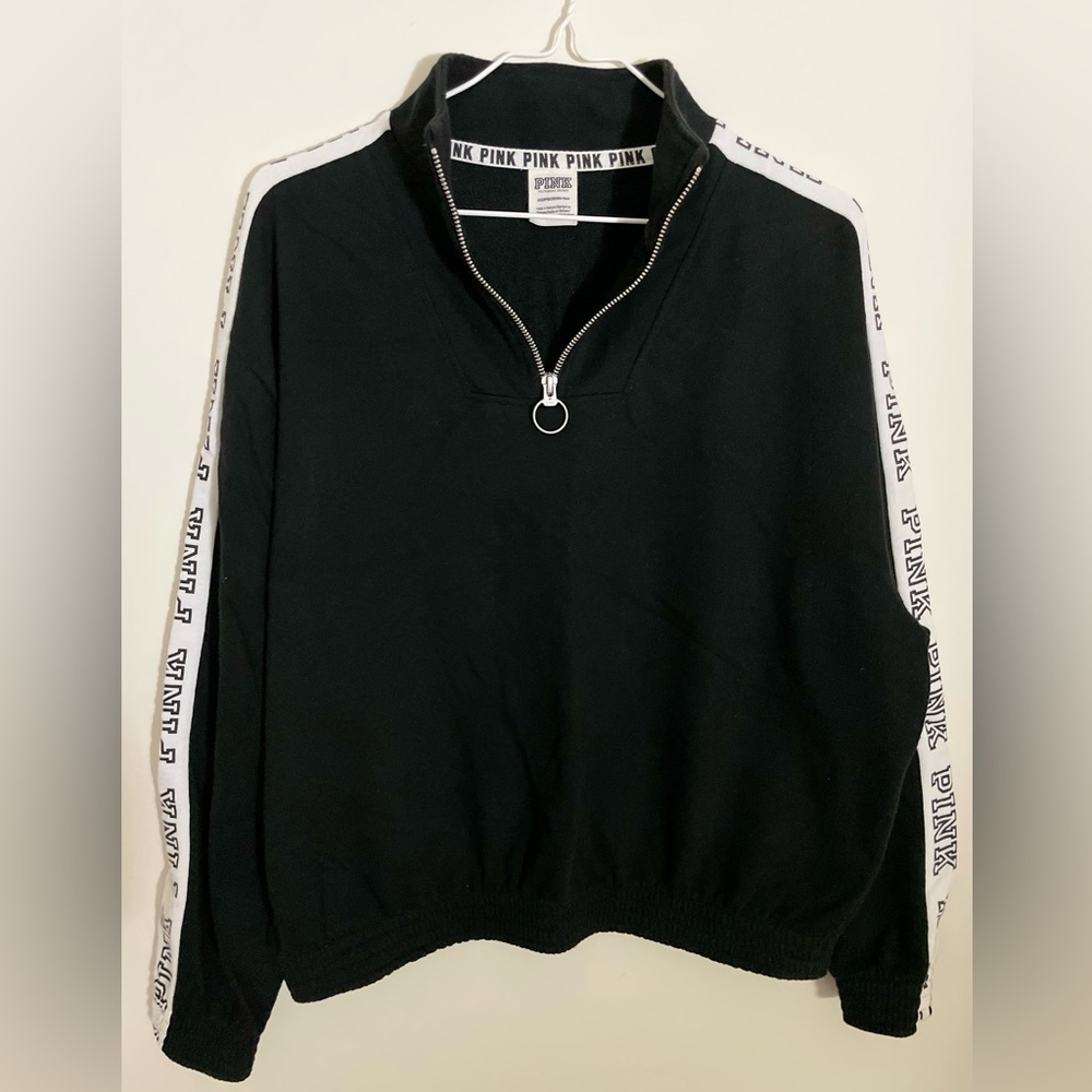 Victoria Secret’s PINK Black Quarter zip